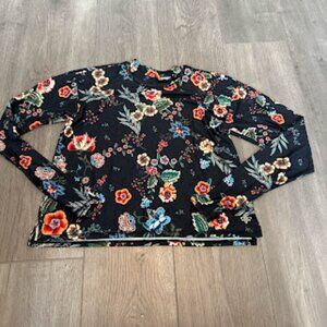 Ardell Mock Neck Step Hem Tee